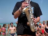 Sax in spiaggia